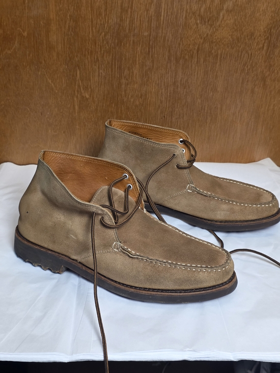 MADE IN USA RALPH LAUREN VINTAGE CHUKKA SUEDE BOOTS 11.5 D main image 13